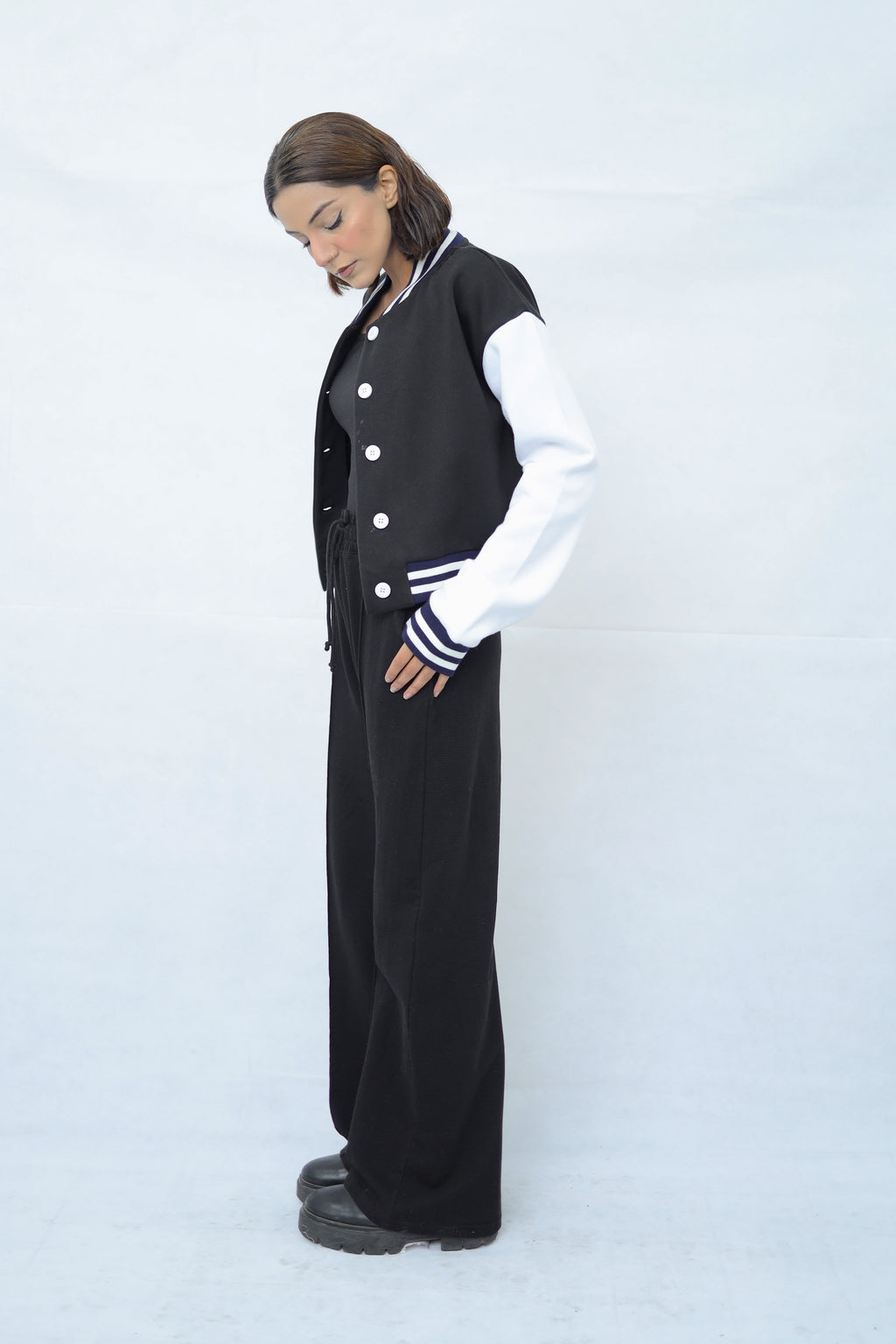 Women's Knitted Wide Leg Trouser