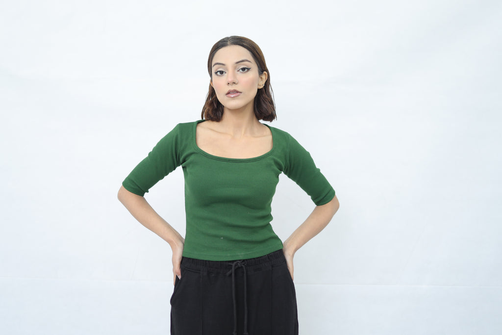 Women's Knitted Stretchable Top