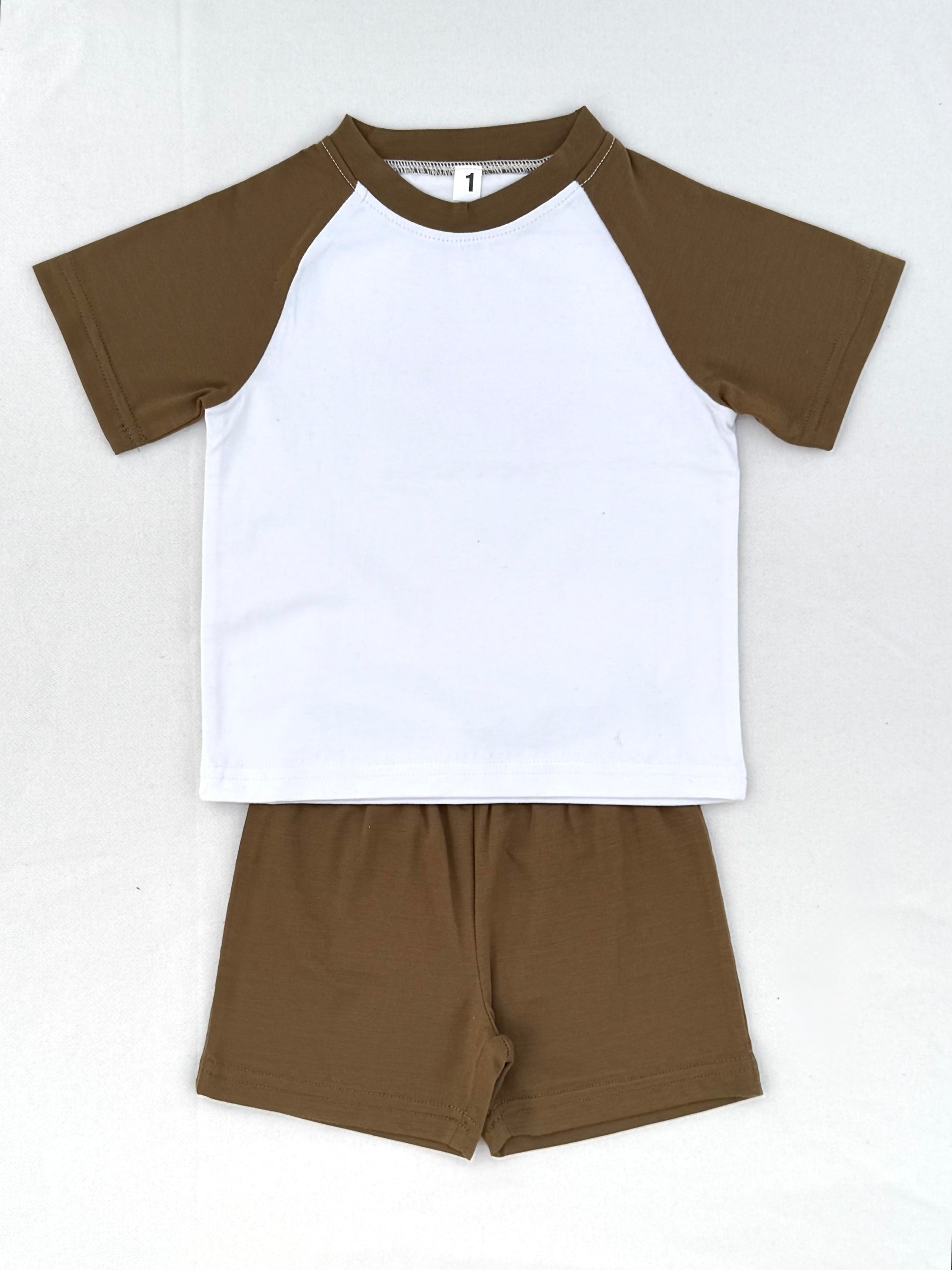 EARTHY TONE RAGLAN KIDS SET