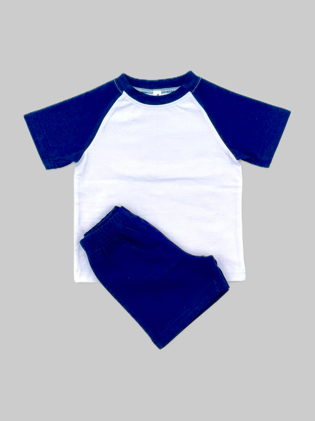 NAVY RAGLAN KIDS OUTFIT