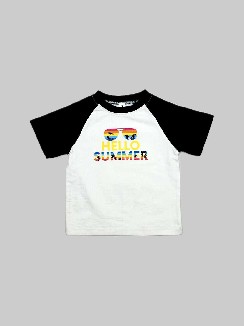 HELLO SUMMER KIDS RAGLAN OUTFIT