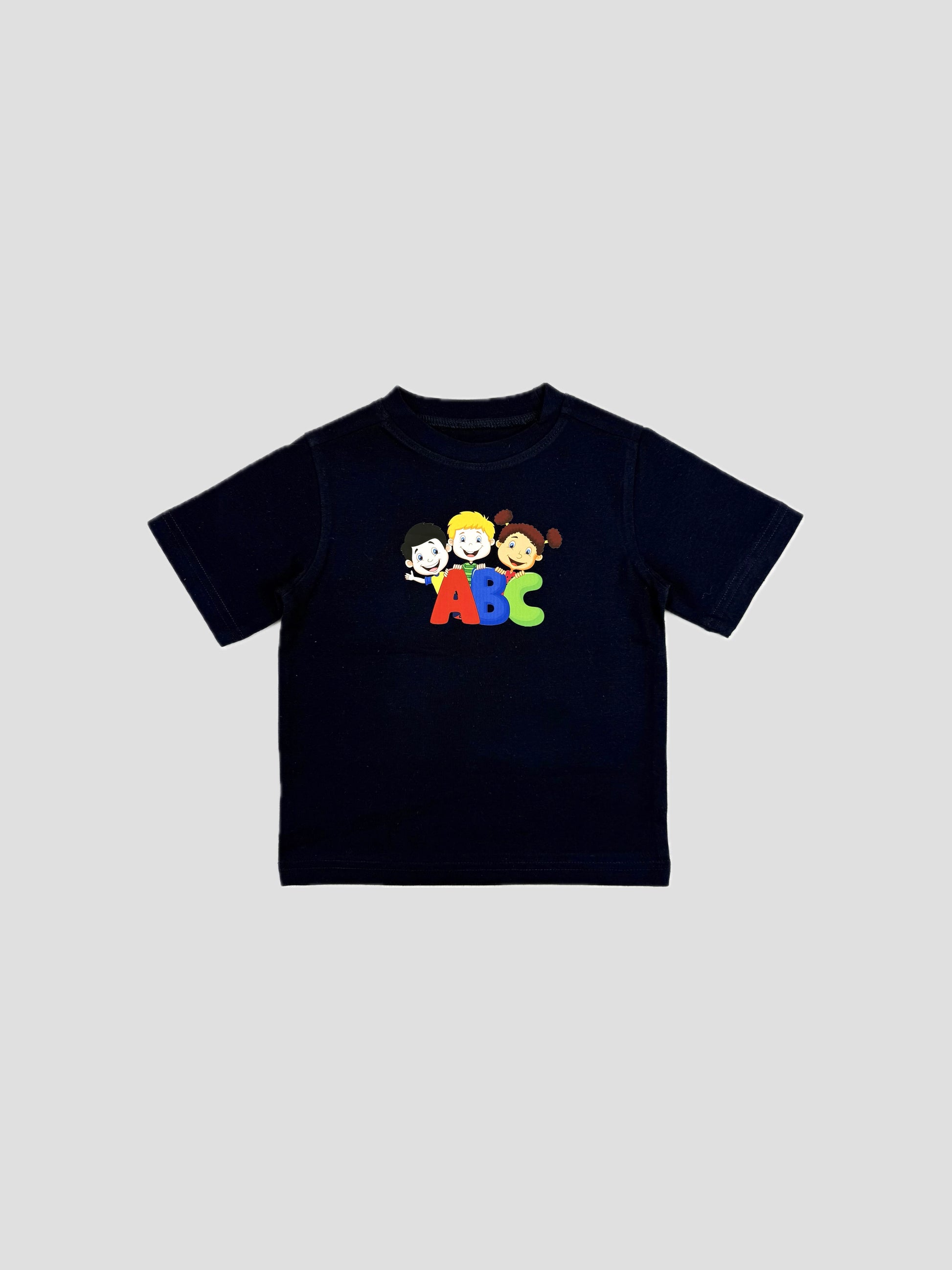 KIDS SUMMER ABC PRINTED JERSEY SET