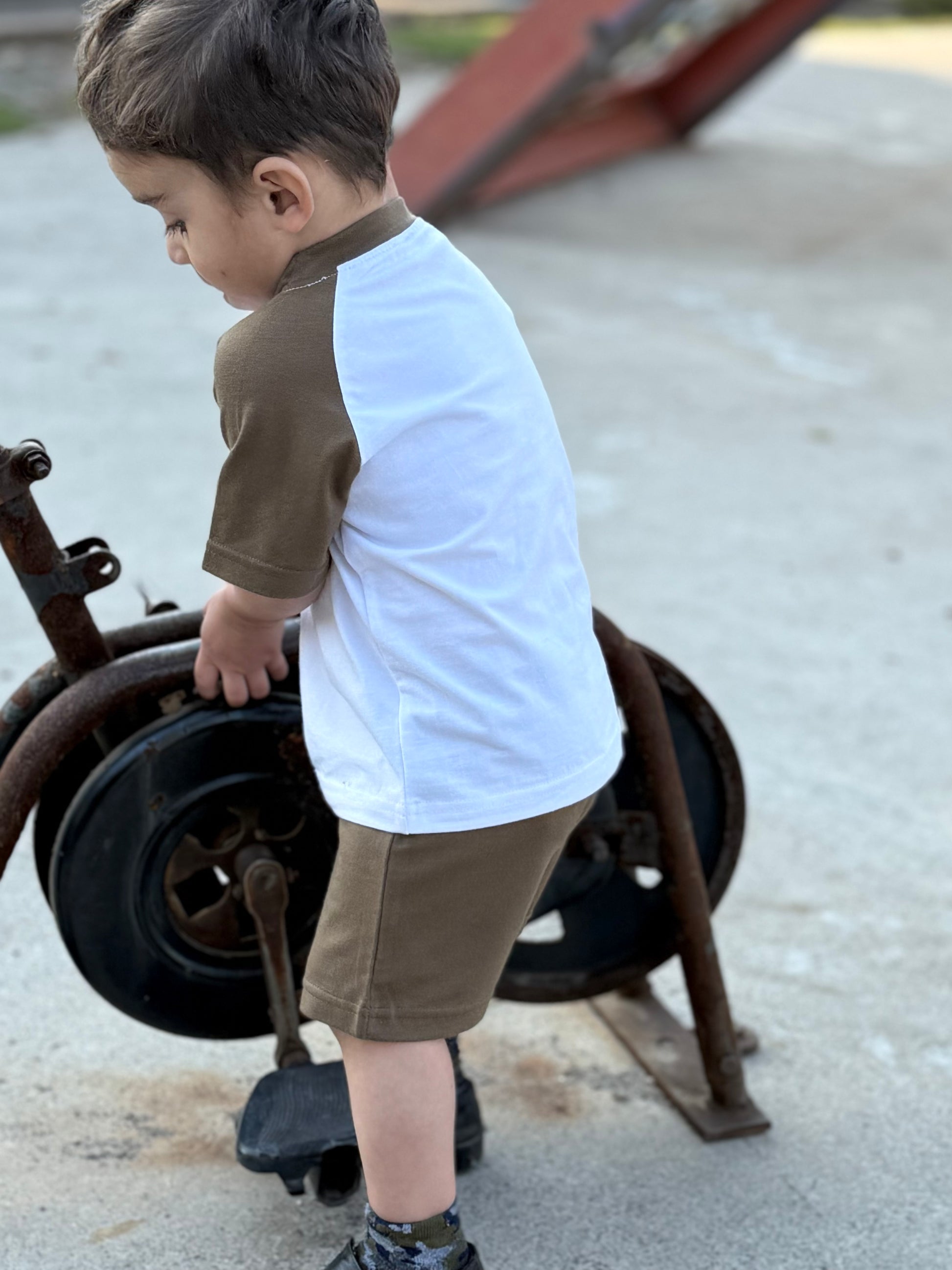 NF PRINTED RAGLAN KIDS SET