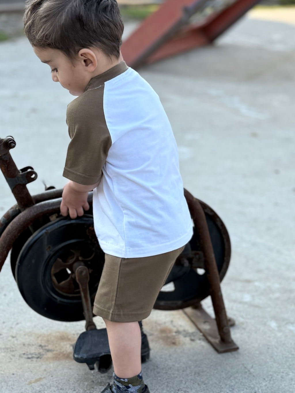 NF PRINTED RAGLAN KIDS SET
