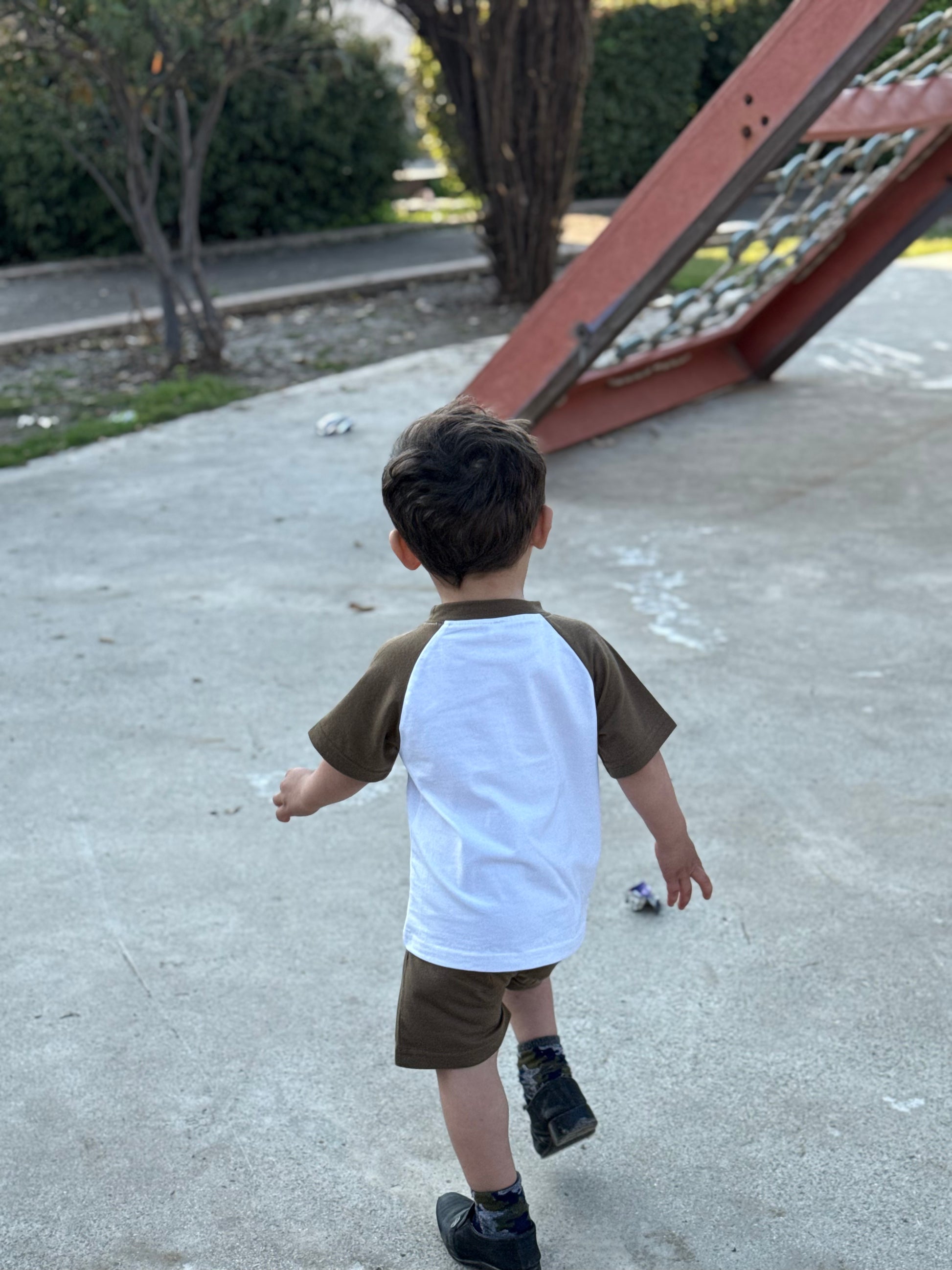 NF PRINTED RAGLAN KIDS SET