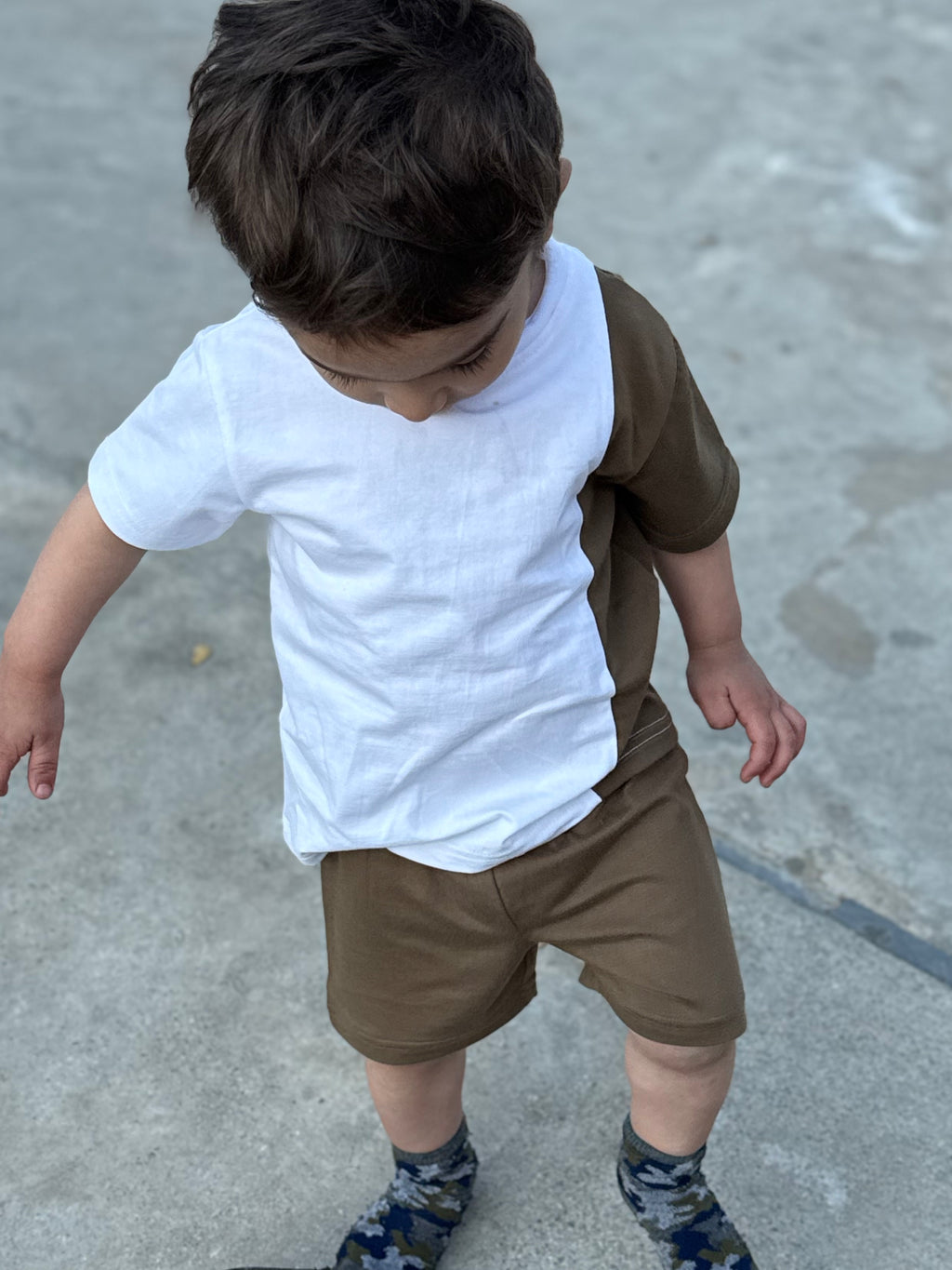 TWO TONE TRENDY KIDS SET