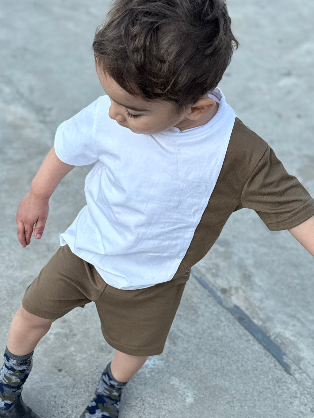TWO TONE TRENDY KIDS SET