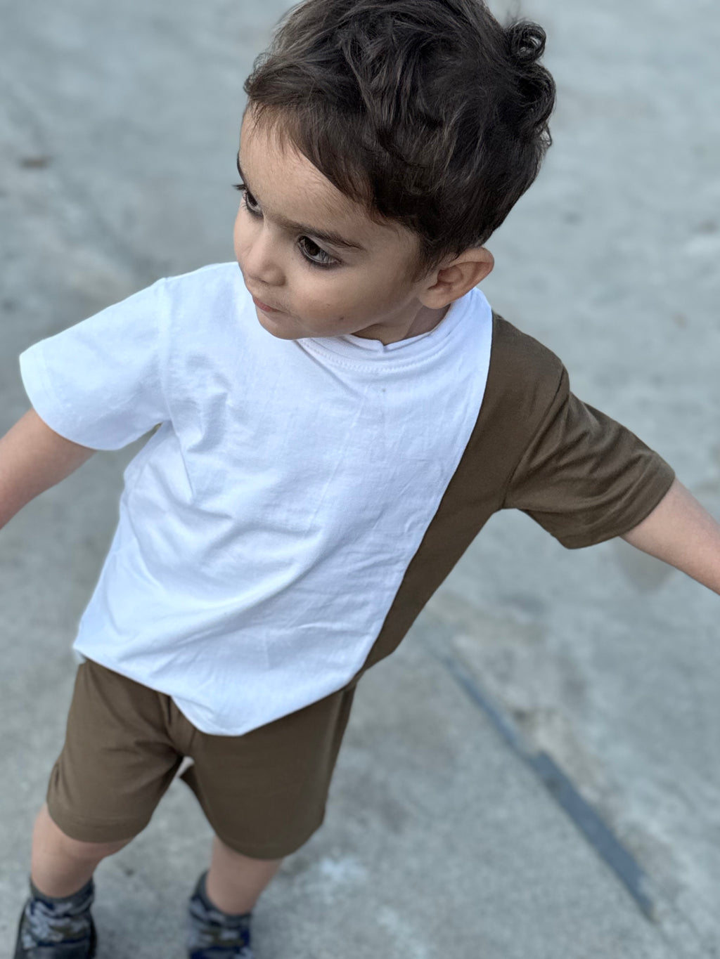 TWO TONE TRENDY KIDS SET