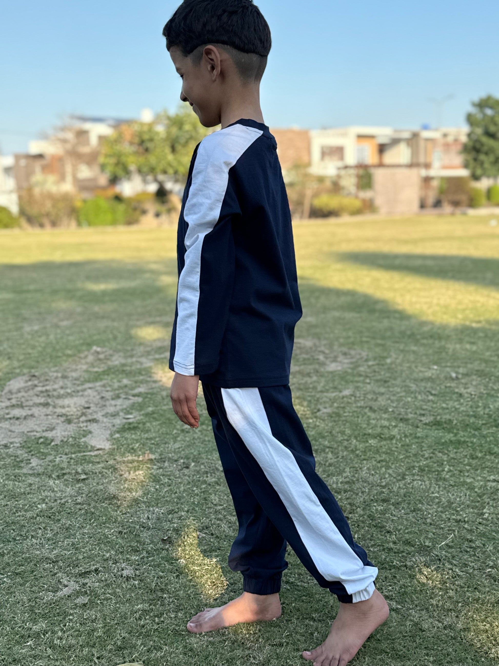 ACTIVE STRIPE KIDS JERSEY SUMMER SET