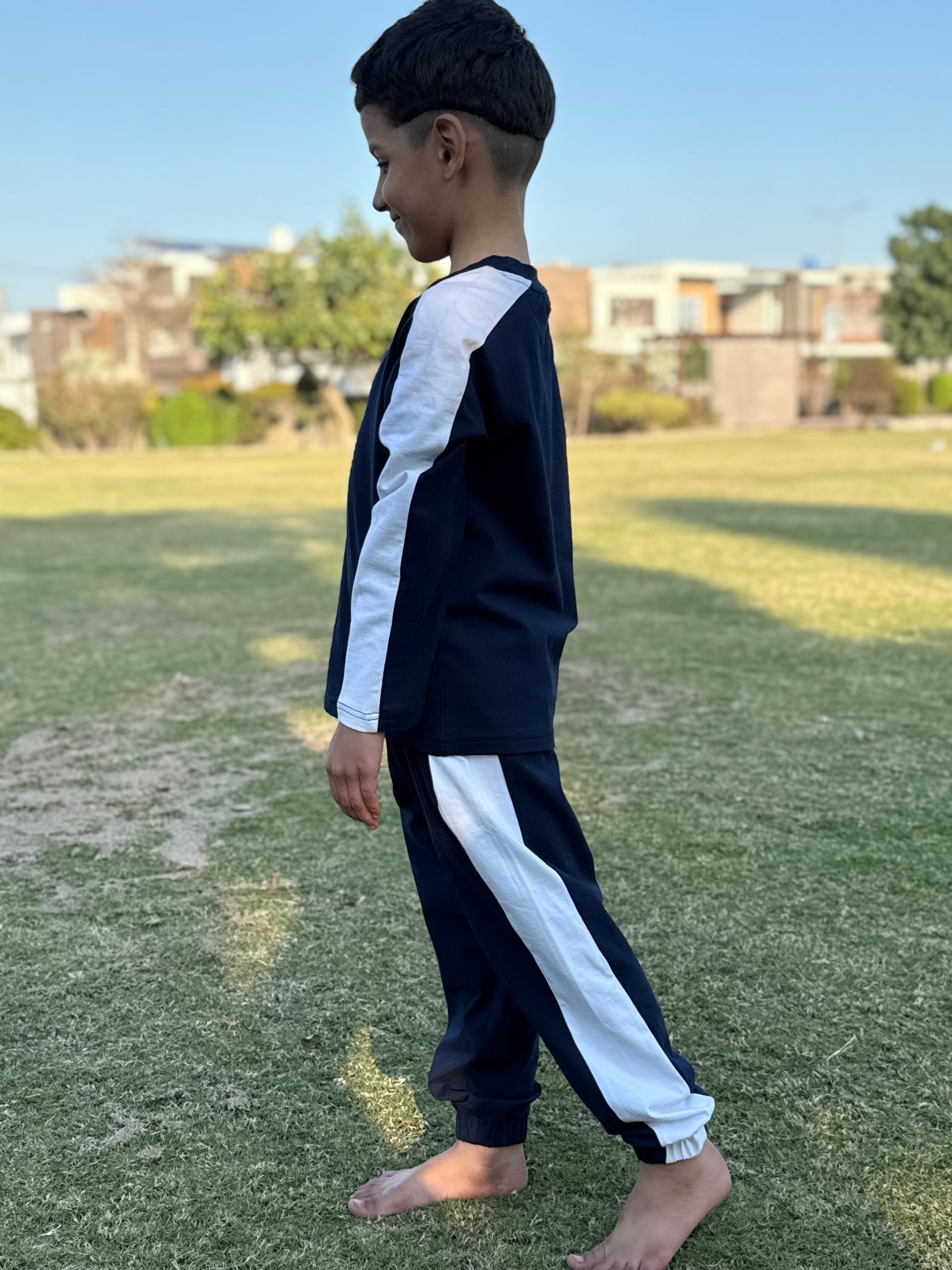ACTIVE STRIPE KIDS JERSEY SUMMER SET