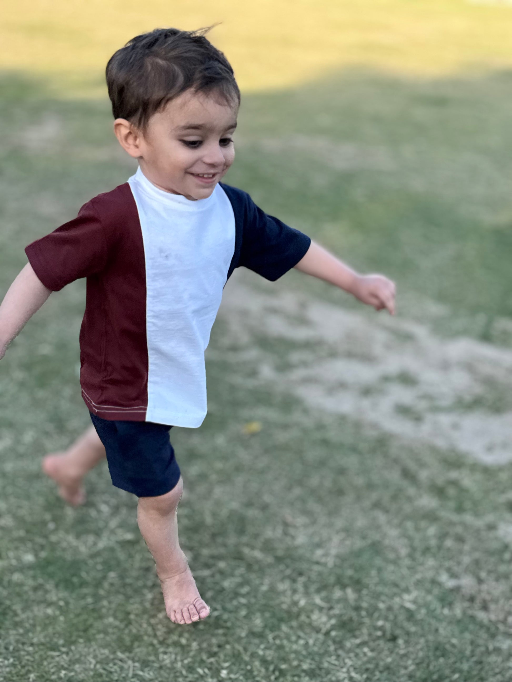 SPORTY TRI-COLOR KIDS SET