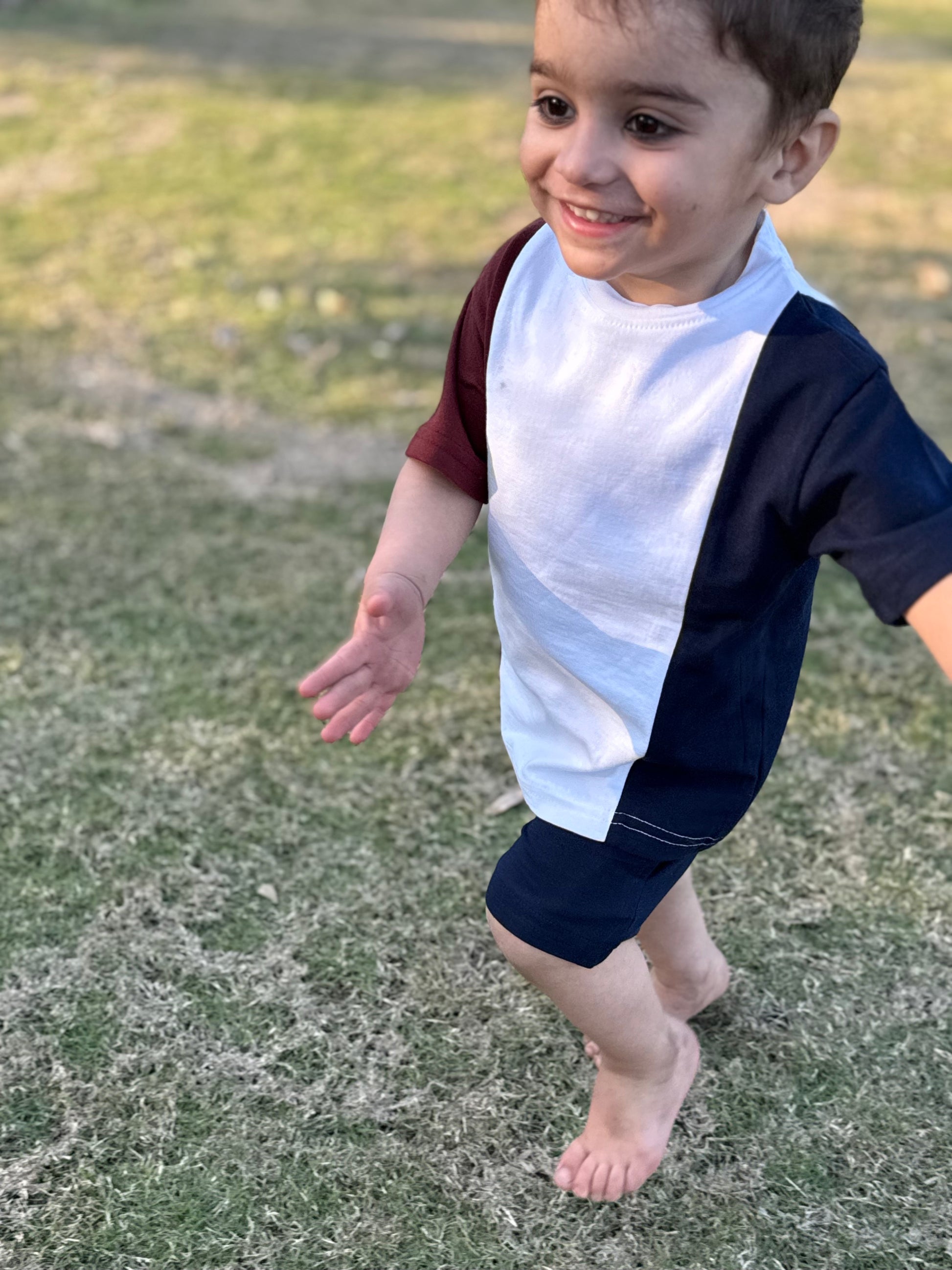 SPORTY TRI-COLOR KIDS SET