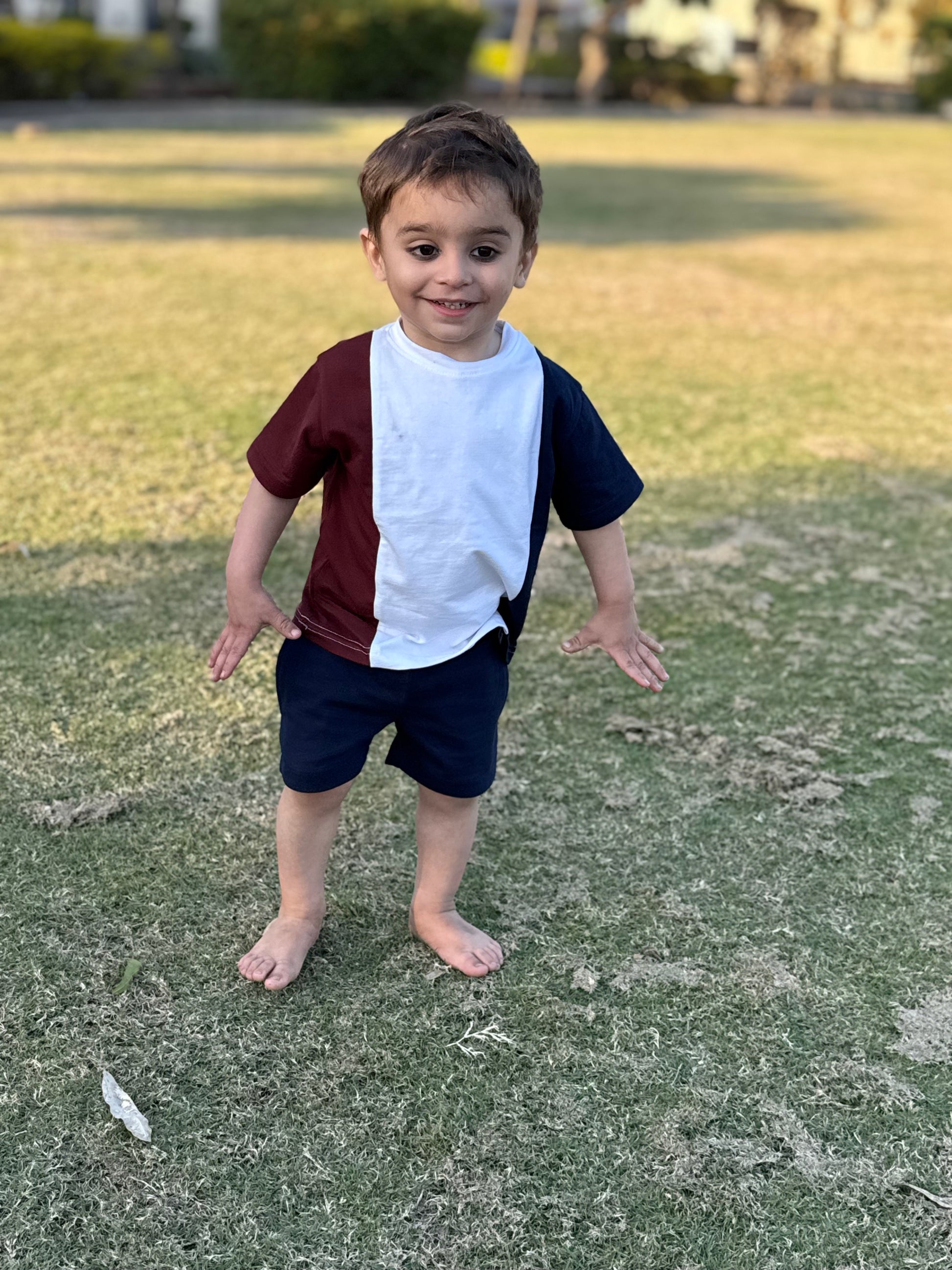 SPORTY TRI-COLOR KIDS SET