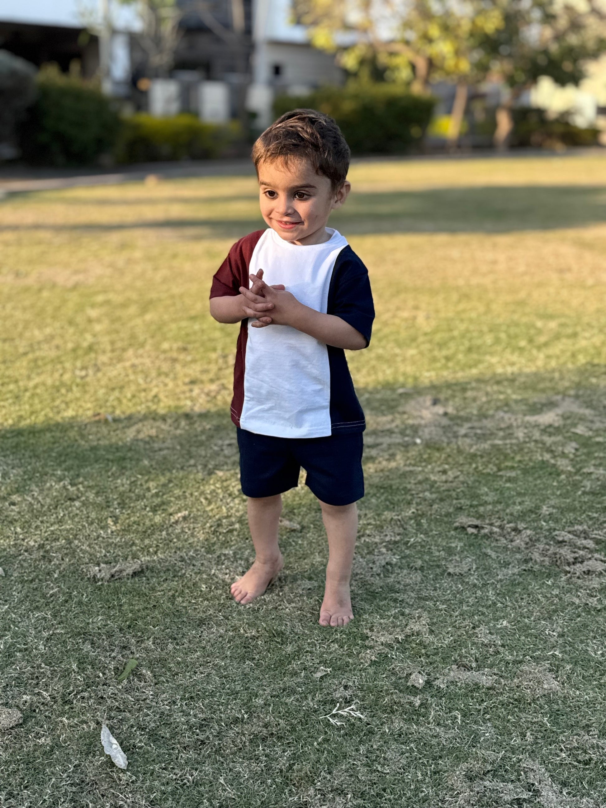 SPORTY TRI-COLOR KIDS SET