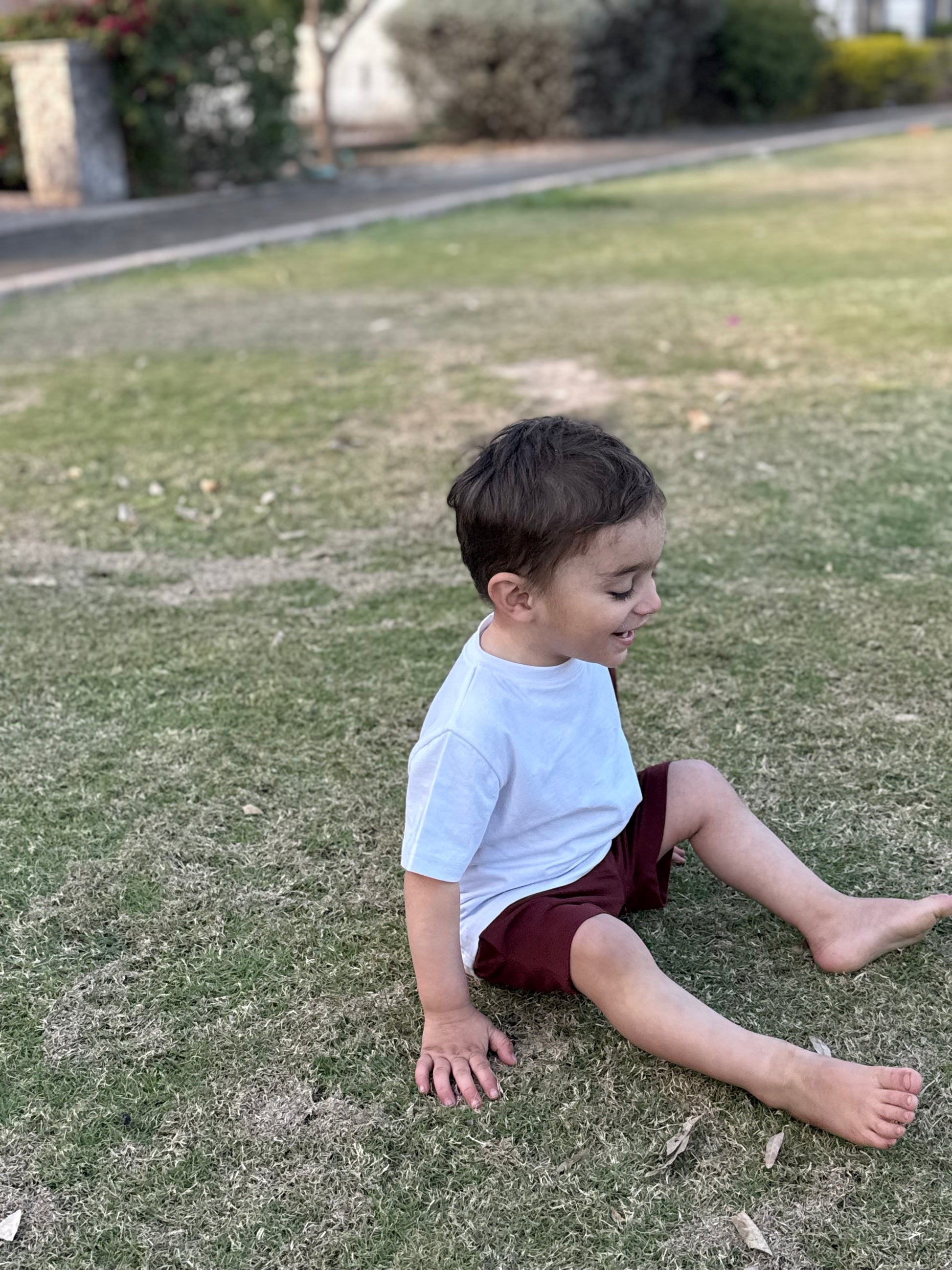 MAROON & WHITE KIDS OUTFIT