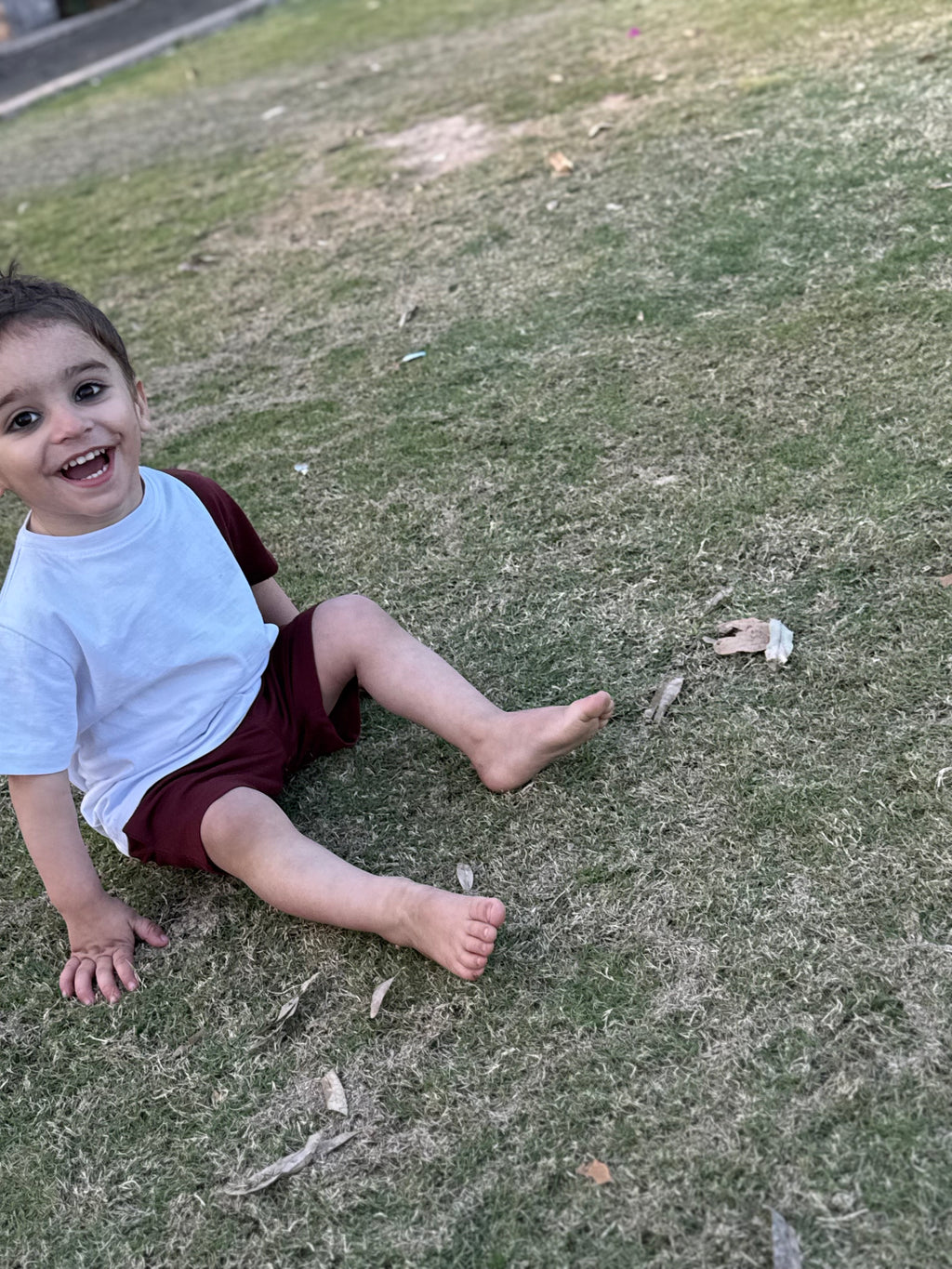 MAROON & WHITE KIDS OUTFIT