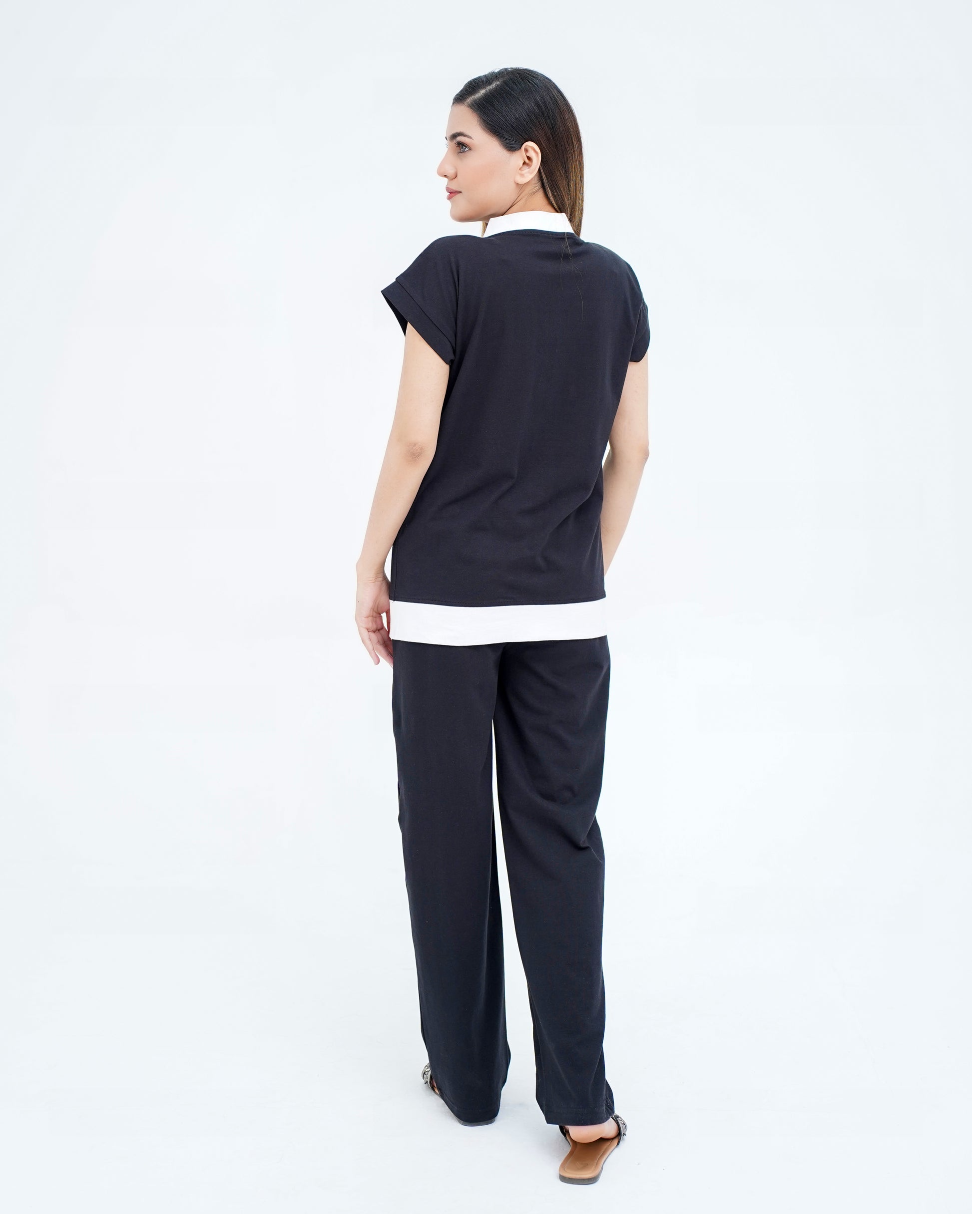 VIBE VEE BUTTON CO ORD SET