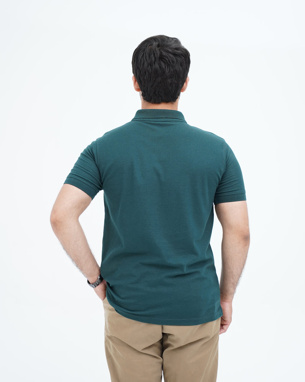 ELITE EMERALD JET ZIP POLO SHIRT